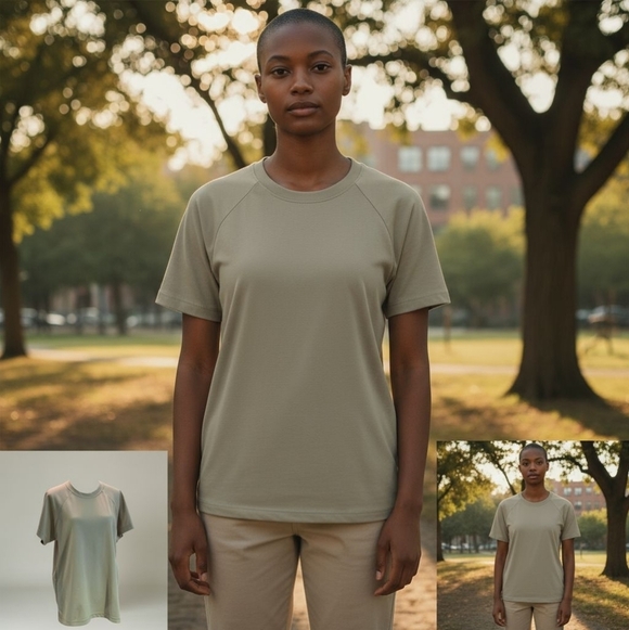 Dri-Duke Moisture Control Compression USGI T-Shirt Men's Military SAND Medium - Picture 3 of 12